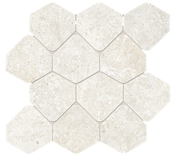 Picture of Tesoro - Kalkarea Hexagon Mosaic White