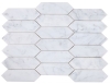 Picture of Elysium - Elongated Hex Carrara Honed