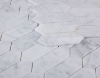 Picture of Elysium - Elongated Hex Carrara Honed