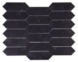 Picture of Elysium - Elongated Hex Marquina