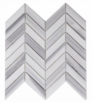 Picture of Elysium - Chevron Mosaic Marmala White