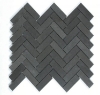 Picture of Elysium - Herringbone Mosaic Basalt