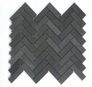Picture of Elysium - Herringbone Mosaic Basalt