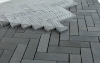 Picture of Elysium - Herringbone Mosaic Basalt