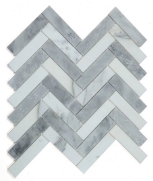 Picture of Elysium - Herringbone Mosaic City Grey