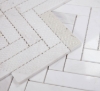 Picture of Elysium - Herringbone Mosaic White