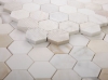 Picture of Elysium - 2 x 2 Hexagon Mosaic Calacatta Gold Honed