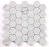 Picture of Elysium - 2 x 2 Hexagon Mosaic Calacatta White Polished