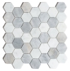 Picture of Elysium - 2 x 2 Hexagon Mosaic City Grey