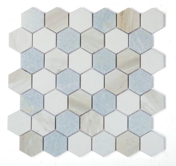 Picture of Elysium - 2 x 2 Hexagon Mosaic Sky