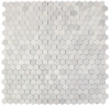 Picture of Elysium - 2 x 2 Hexagon Mosaic Snow White Polished
