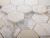 Picture of Elysium - 3 x 3 Hexagon Mosaic Calacatta Gold Honed
