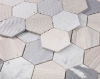 Picture of Elysium - 4 x 4 Hexagon Mosaic Blue