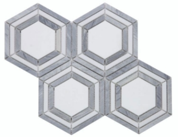 Picture of Elysium - Hexagon Mosaic Nancy Blue
