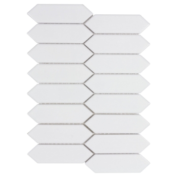 Picture of Anthology Tile - Foundations Picketfence Mosaic Picketfence Plaster
