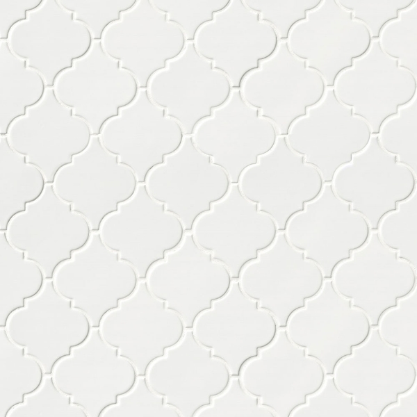 Picture of MS International - Highland Park Mosaic Arabesque Whisper White