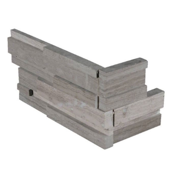 Picture of MS International - RockMount Stacked Stone L Corner 3D 6 X 12 x 6 Gray Oak