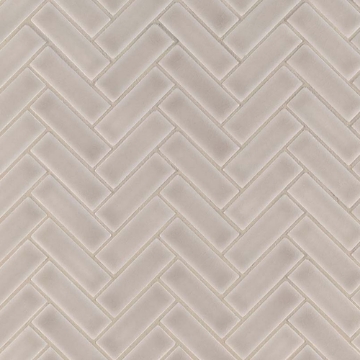 Picture of MS International - Highland Park Mosaic Herringbone Portico Pearl