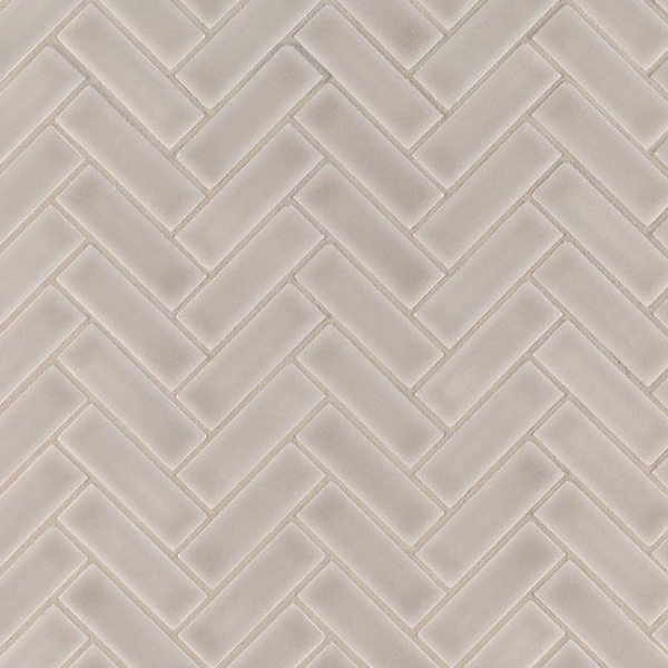 Picture of MS International - Highland Park Mosaic Herringbone Portico Pearl