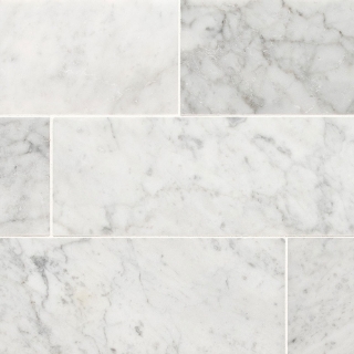 Picture of MS International - Marble 4 x 12 Honed Carrara White