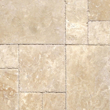 Picture of MS International - Travertine Versailles Honed Unfilled Chiseled Tuscany Beige Chiseled