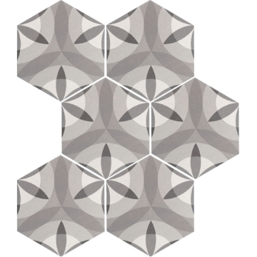 Picture of Equipe - Hexatile Nature Decos Nature Black & White