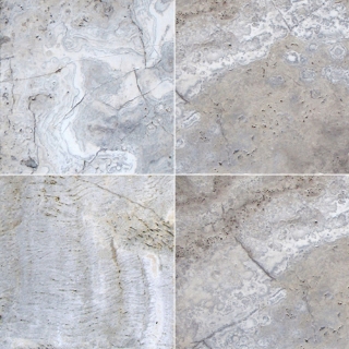 Picture of MS International - Travertine Pavers 24 x 24 Silver Travertine