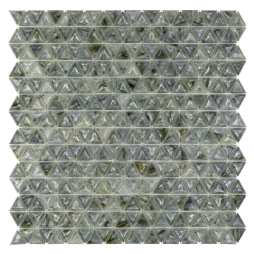 Picture of Anthology Tile - Glassique Mini Triangle Mosaic Mini Triangle Lagoon