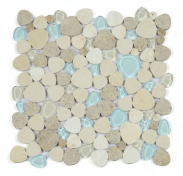 Picture of Elysium - Peach Mosaic Blue Roma