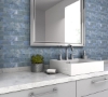 Picture of Anthology Tile - Mystic Glass Brick Mosaic Astral