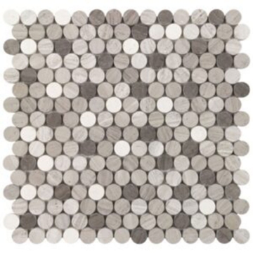 Picture of Anthology Tile - Ridge Hills 12 x 12 Mosaic Ridge Rounds