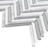 Picture of Anthology Tile - Seasons Herringbone Mosaic Frost Herringbone