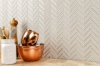 Picture of Anthology Tile - Seasons Herringbone Mosaic Breeze Herringbone