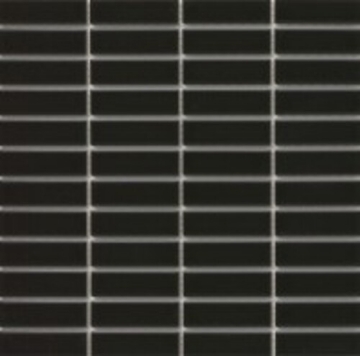 Picture of Emser Tile - Catch Mosaic 1 x 3 Stack Black