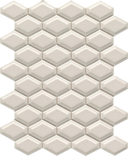 Picture of Emser Tile - Catch Mosaic Beveled Hexagon Fawn