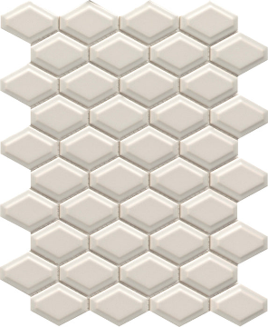 Picture of Emser Tile - Catch Mosaic Beveled Hexagon Fawn