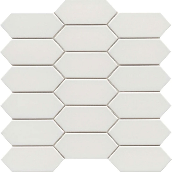 Picture of Emser Tile - Catch Picket Mosaic Gray