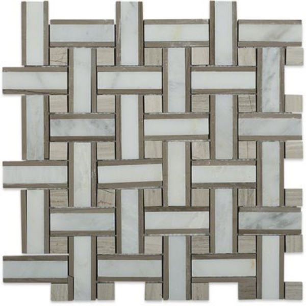 Picture of SOHO Studio Corp - Lattice Athens Gray Asian Statuary Wooden Beige