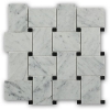 Picture of SOHO Studio Corp - Wide Weave White Carrara with Black Dot