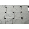Picture of SOHO Studio Corp - Wide Weave White Carrara with Black Dot