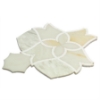 Picture of SOHO Studio Corp - Water Jet Mosaic Alstromeria White Onyx Calacatta