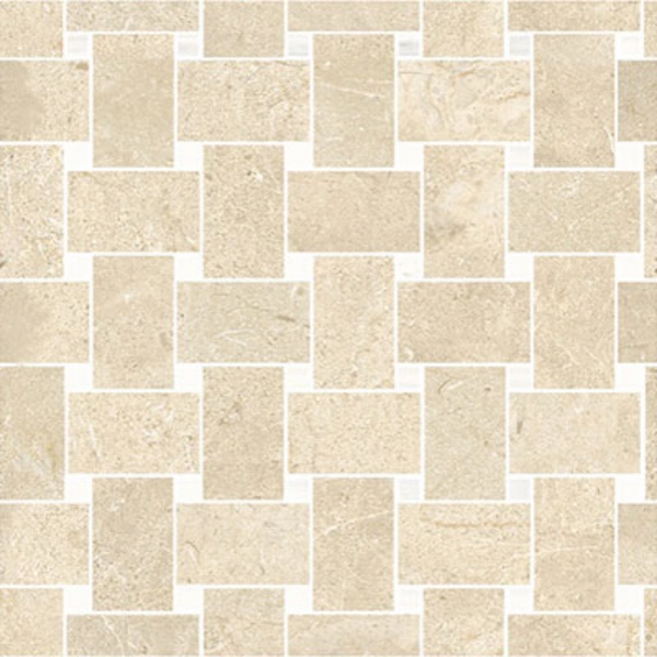 Picture of SantAgostino - Themar Mosaic Weave Crema Marfil