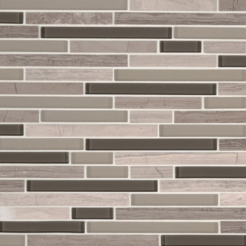 Picture of MS International - Decorative Blends Mosaic Interlocking 12 x 12 Modello Grigio