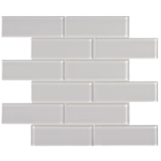 Picture of Tesoro - Element Glass Mosaic Staggered 2 x 6 Cloud