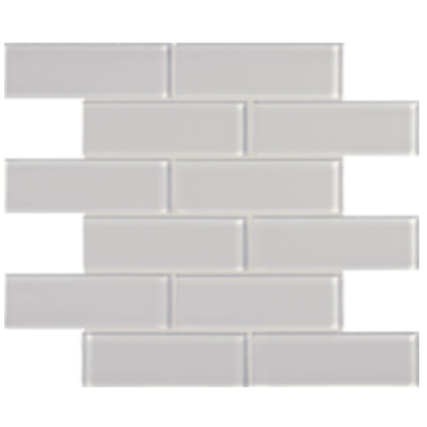 Picture of Tesoro - Element Glass Mosaic Staggered 2 x 6 Cloud