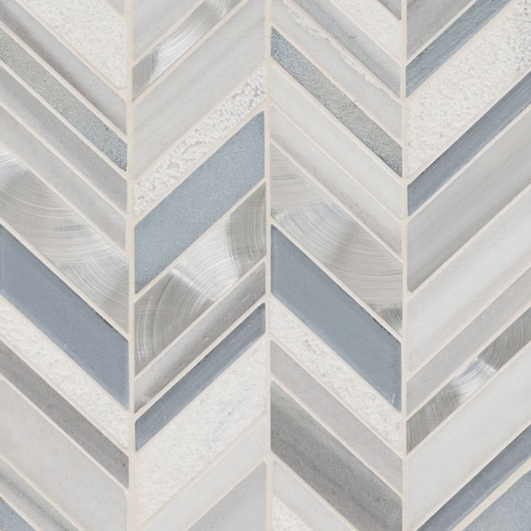 Picture of MS International - Decorative Blends Mosaic Other Harlow Chevron