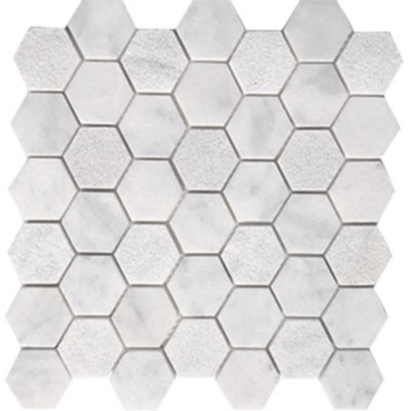 Picture of Tesoro - Contempo Hexagon 2 Mosaic Carrara