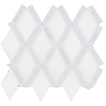 Picture of Tesoro - Metropolitan Blend Diamond Dot Mosaic White With Blue Celeste Dot