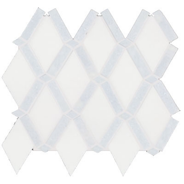 Picture of Tesoro - Metropolitan Blend Diamond Dot Mosaic White With Blue Celeste Dot