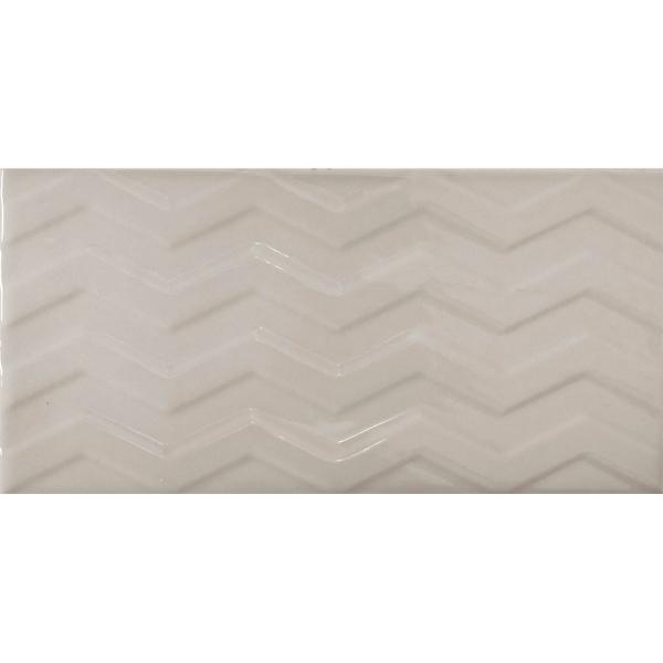 Picture of Quintessenza Ceramiche - Genesi Zig-Zag Decos D1 Tortora